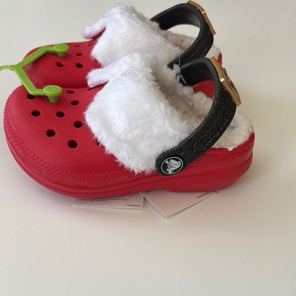 CROCS Unisex Kids Classic Lined Santa Clog - Picture 6 of 14